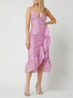 LACE & BEADS Shop 8 Bardot Kleid Mit Volants - Pink