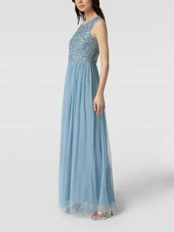 LACE & BEADS Shop 38 LACE & BEADS Abendkleid Mit Paillettenbesatz - Hellblau