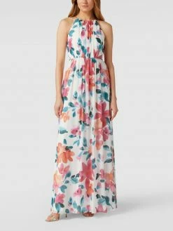 LACE & BEADS Shop 46 Jake*s Cocktail Abendkleid In Maxilänge Mit Floralem Allover-Muster - Pink Meliert