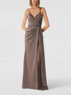 LACE & BEADS Shop 2 Unique Abendkleid Mit Zier-Applikation - Mauve